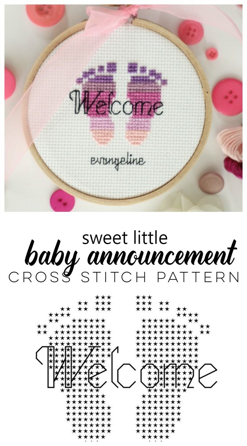 On Welcoming A New Baby | Embroidery And Cross Stich | Baby Cross - Baby Cross Stitch Patterns Free Printable