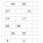 Ordering Numbers Worksheets, Missing Numbers, What Comes Before And   Free Printable Tracing Numbers 1 50