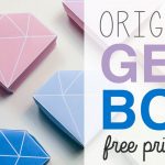 Origami Crystal Box Free Printable & Tutorial ♥ Diy ♥   Youtube   Free Easy Origami Instructions Printable