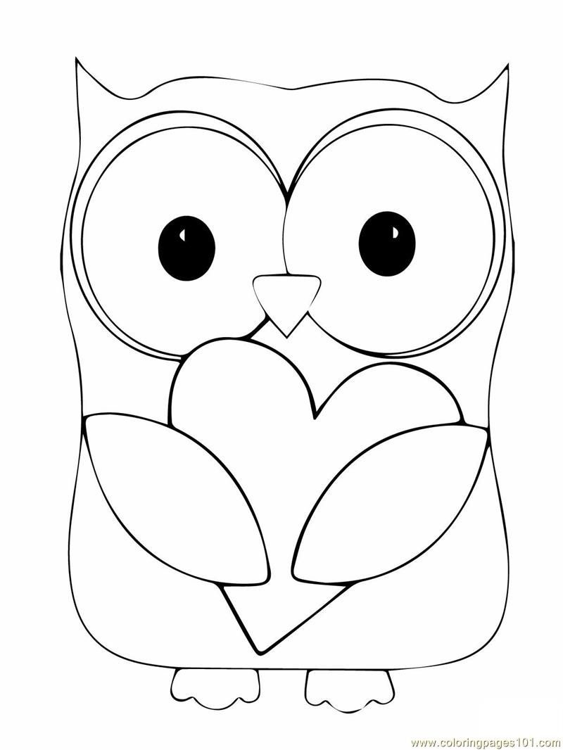Owl Coloring Page | Coloring Pages Owl (Birds &gt; Owl) - Free - Free Printable Owl Coloring Sheets