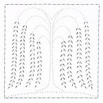 P 1199 Willow Tree 12X12 | Furniture | Punched Tin Patterns, Tin Art   Printable Tin Punch Patterns Free