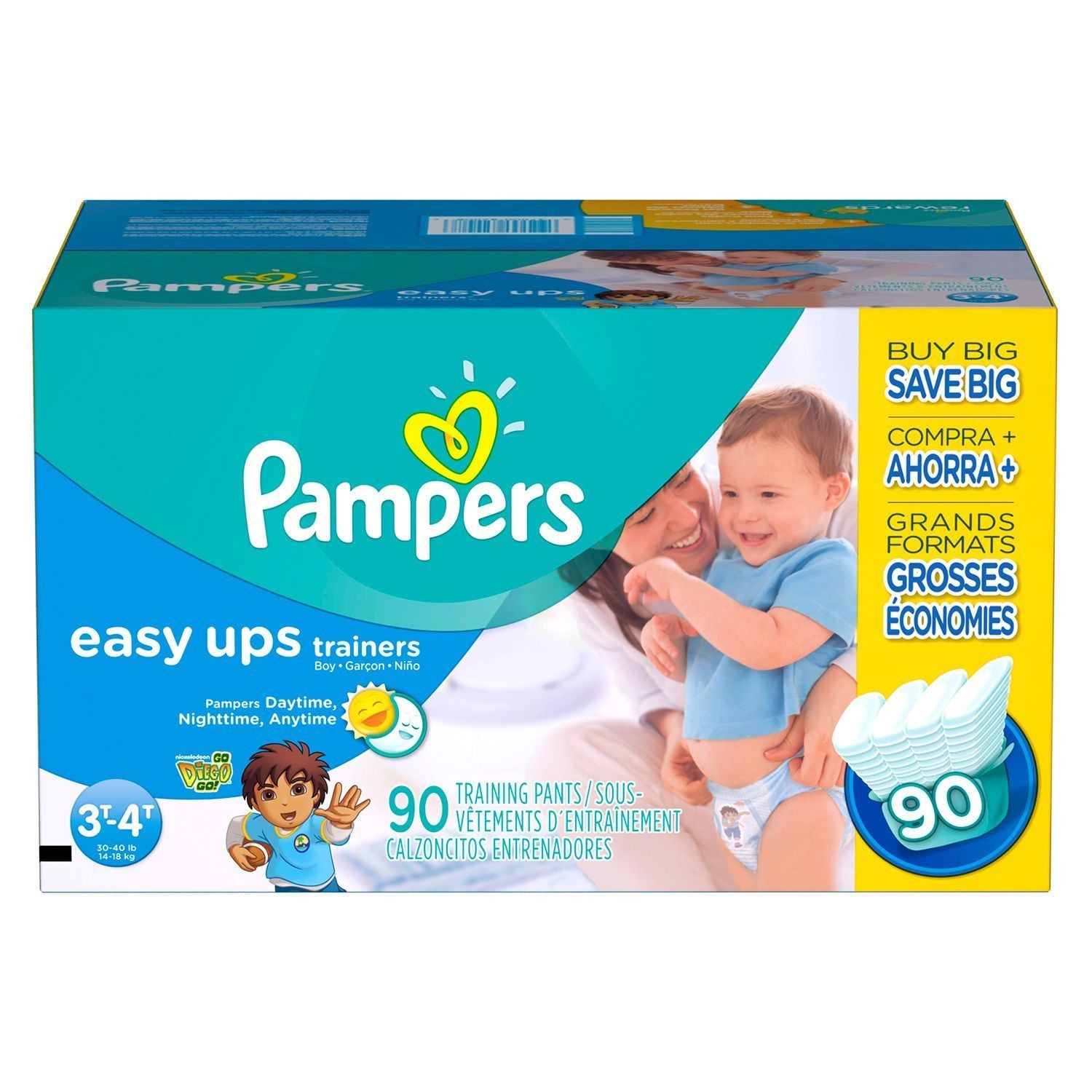 Pampers Easy Ups Trainers Training Pants, Boys | Products | Pampers - Free Printable Coupons For Pampers Pull Ups