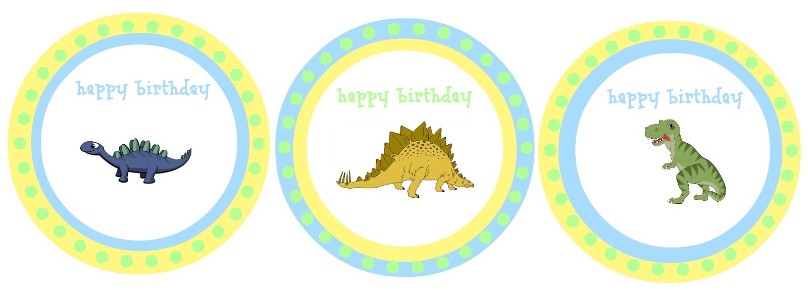 Party With Dinosaurs - Dinosaur Themed Birthday Party - Free Printable Dinosaur Labels