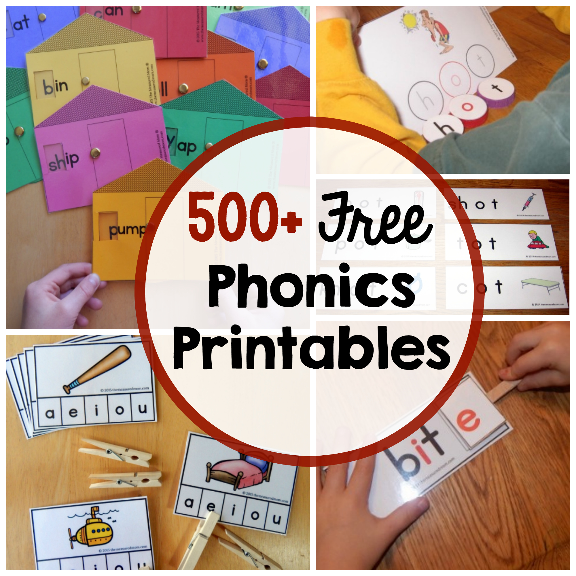 Phonics Activities - The Measured Mom - Free Phonics Readers Printable