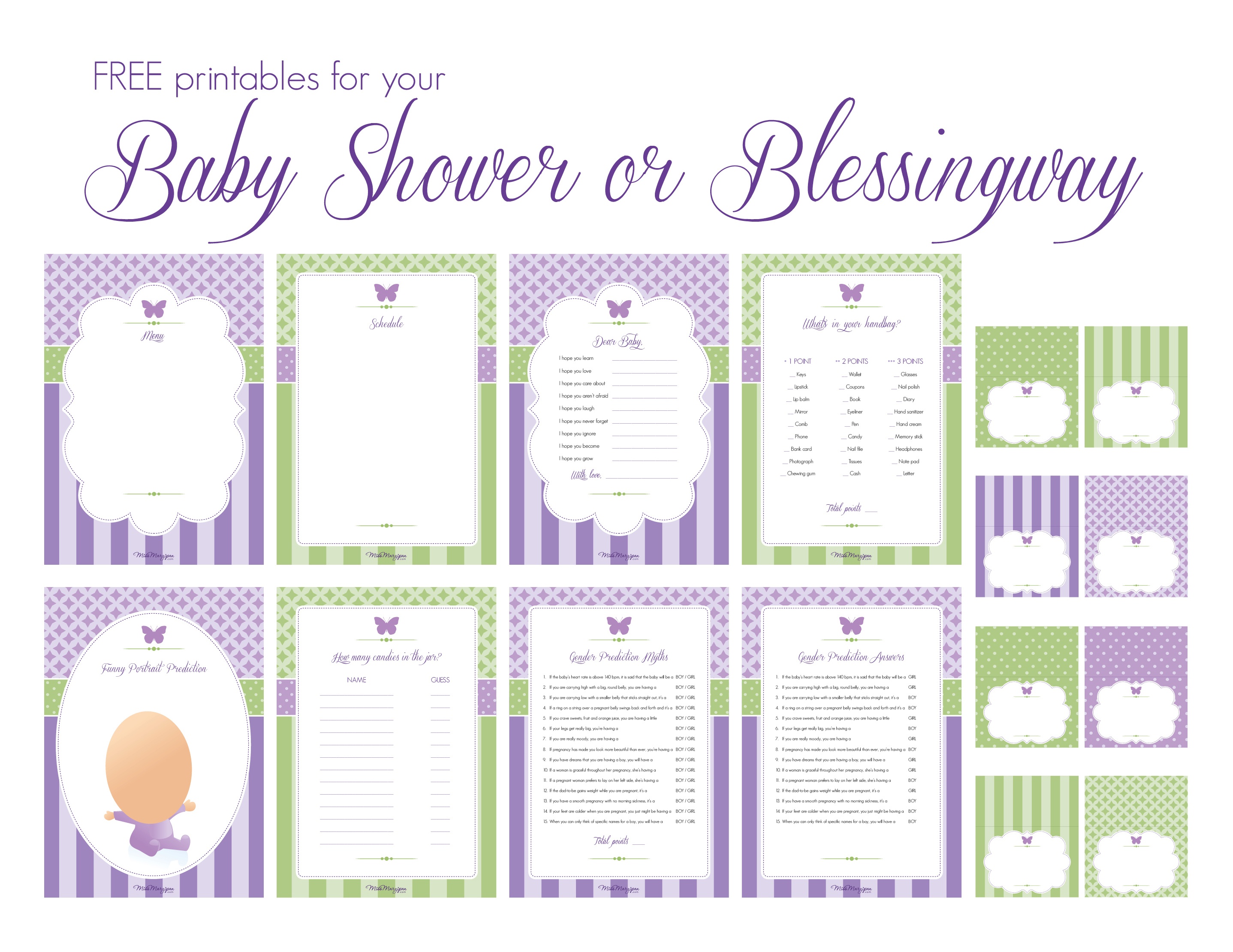 Photo : Printable Baby Shower Games Image - Free Printable Baby Shower Decorations For A Boy