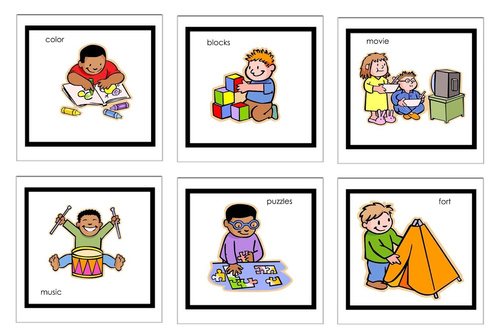 Free Printable Picture Schedule For Preschool Free Printable