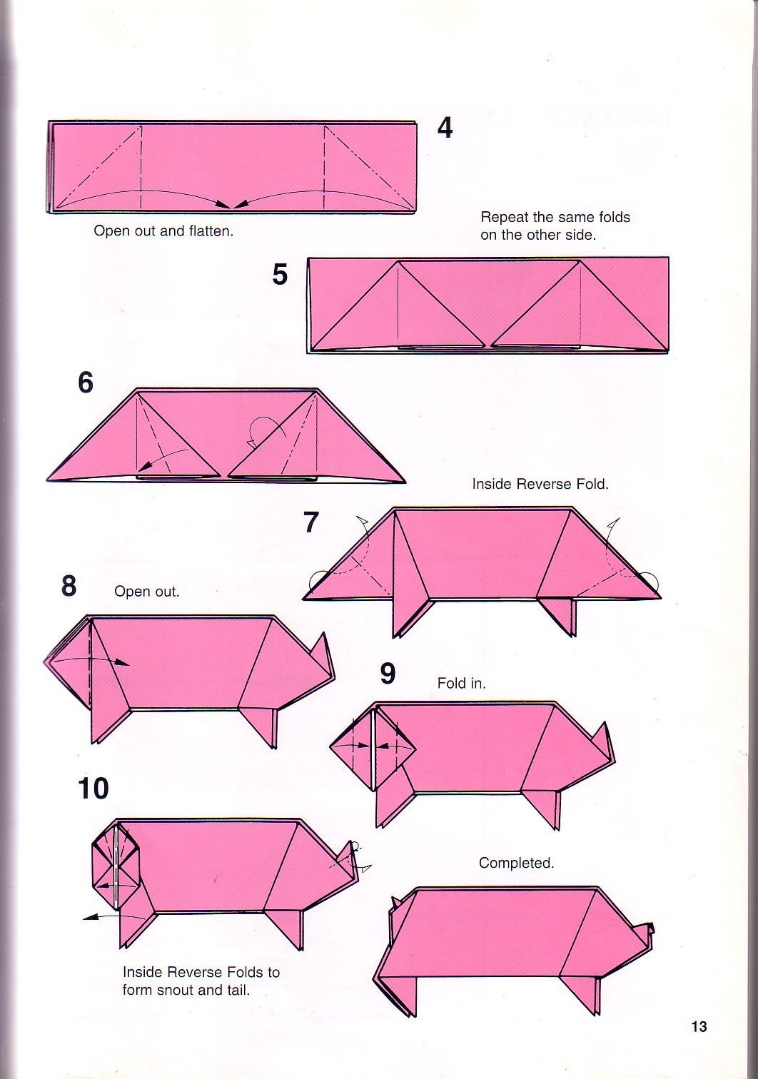 Free Easy Origami Instructions Printable Free Printable