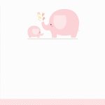 Pink Baby Elephant   Free Printable Baby Shower Invitation Template   Free Printable Baby Shower Invitation Maker