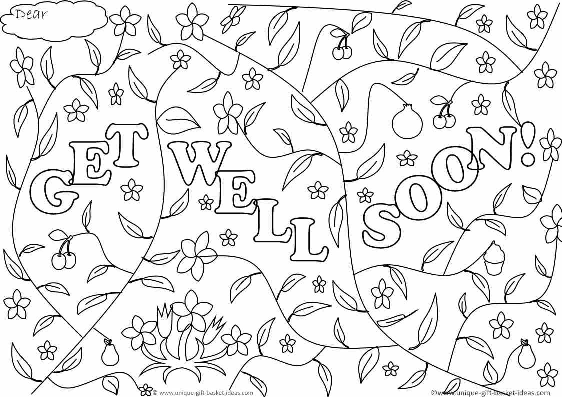 Pinstefanie Koebke On Coloring Pages | Printable Adult Coloring - Free Printable Get Well Cards To Color