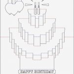 Pop Up Birthday Card Template | My Birthday | Pop Up Card Templates   Free Printable Kirigami Pop Up Card Patterns