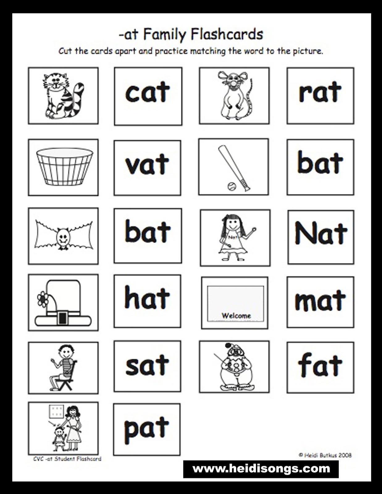 pre k words