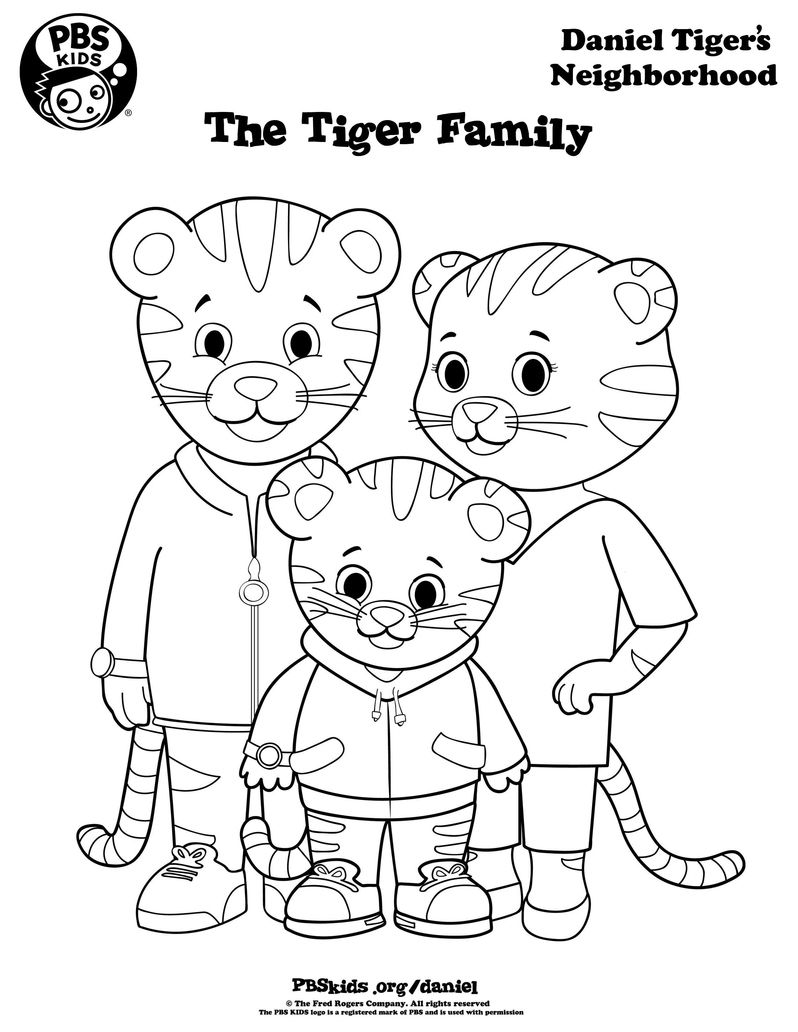 Print Out Grr-Rific Coloring Pages For Your Weekend Adventures - Free Printable Daniel Tiger Coloring Pages