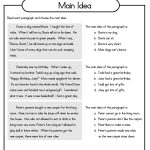 Printable 5Th Grade Main Idea Worksheets | My Classroom | Main Idea   Free Printable Main Idea Worksheets