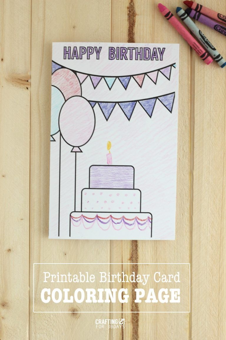 Printable Birthday Coloring Pages | Printables | Birthday Coloring - Free Printable Funny Birthday Cards For Dad
