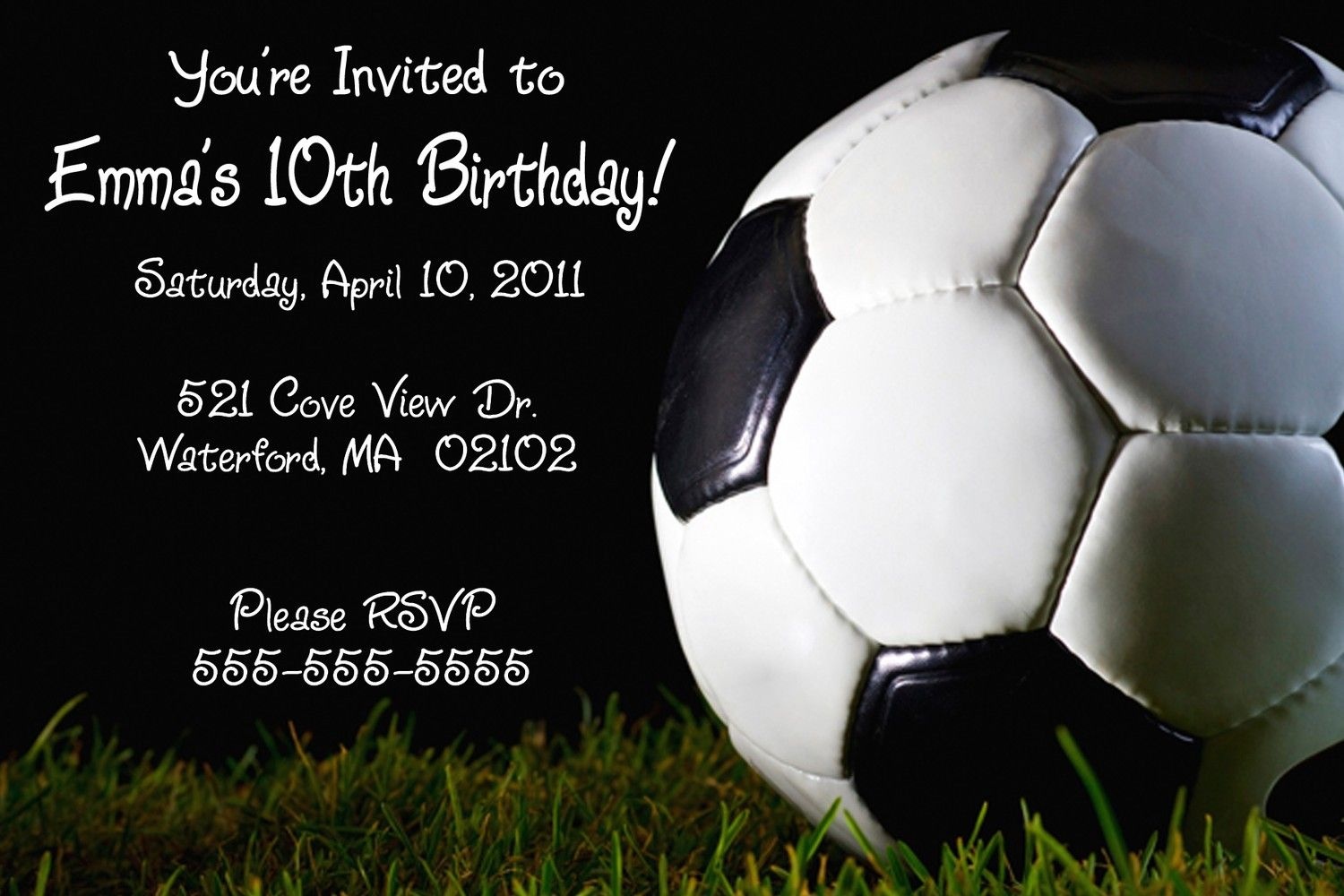 Free Printable Soccer Birthday Invitations Free Printable