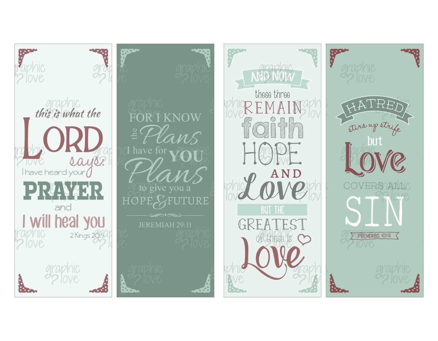 Free Christian Printable Bookmarks