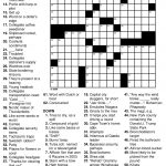 Printable Crosswords For Adults Free Printable Crossword Puzzles   Free Printable Crossword Puzzles Medium Difficulty