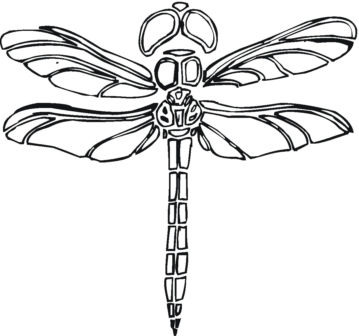 8x10 Free Printable Coloring Pages Dragonfly Coloring Pages