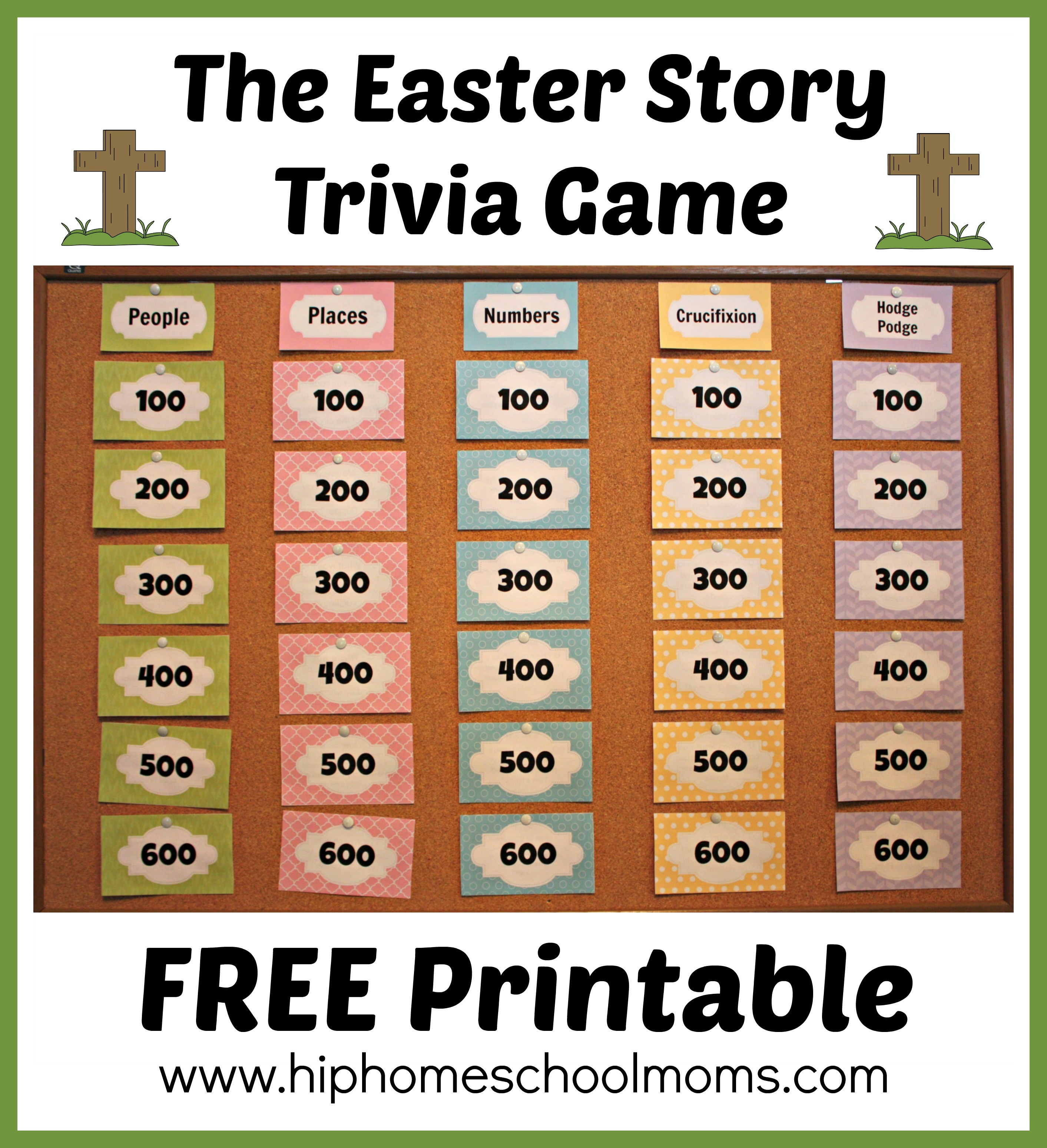 Printable Easter Story Trivia Game | Hip Homeschool Moms - Free Printable Bible Trivia For Adults