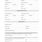Printable Emergency Contact Form Template | Home Daycare | Emergency   Free Printable Daycare Forms For Parents