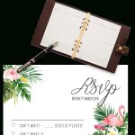 Printable Free Wedding Rsvp Template & Cards Microsoft Word   Free Printable Rsvp Cards