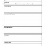 Printable Lesson Plan Template | Teaching Tools | Lesson Plan Format   Free Printable Lesson Plan Template