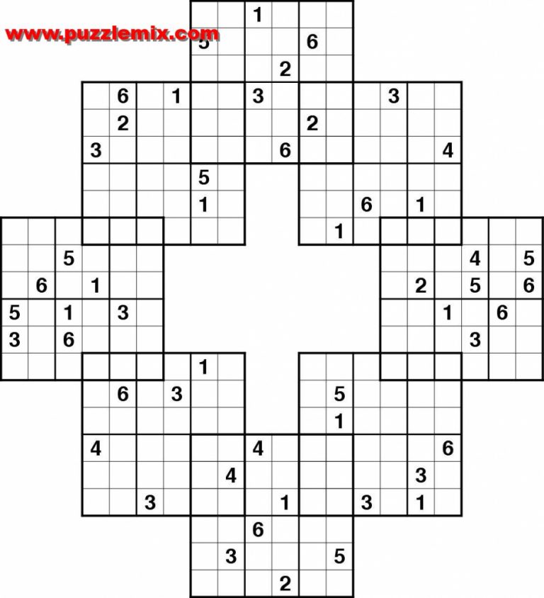 Printable Mega Sudoku Puzzles Printable Sudoku Free Free Printable 