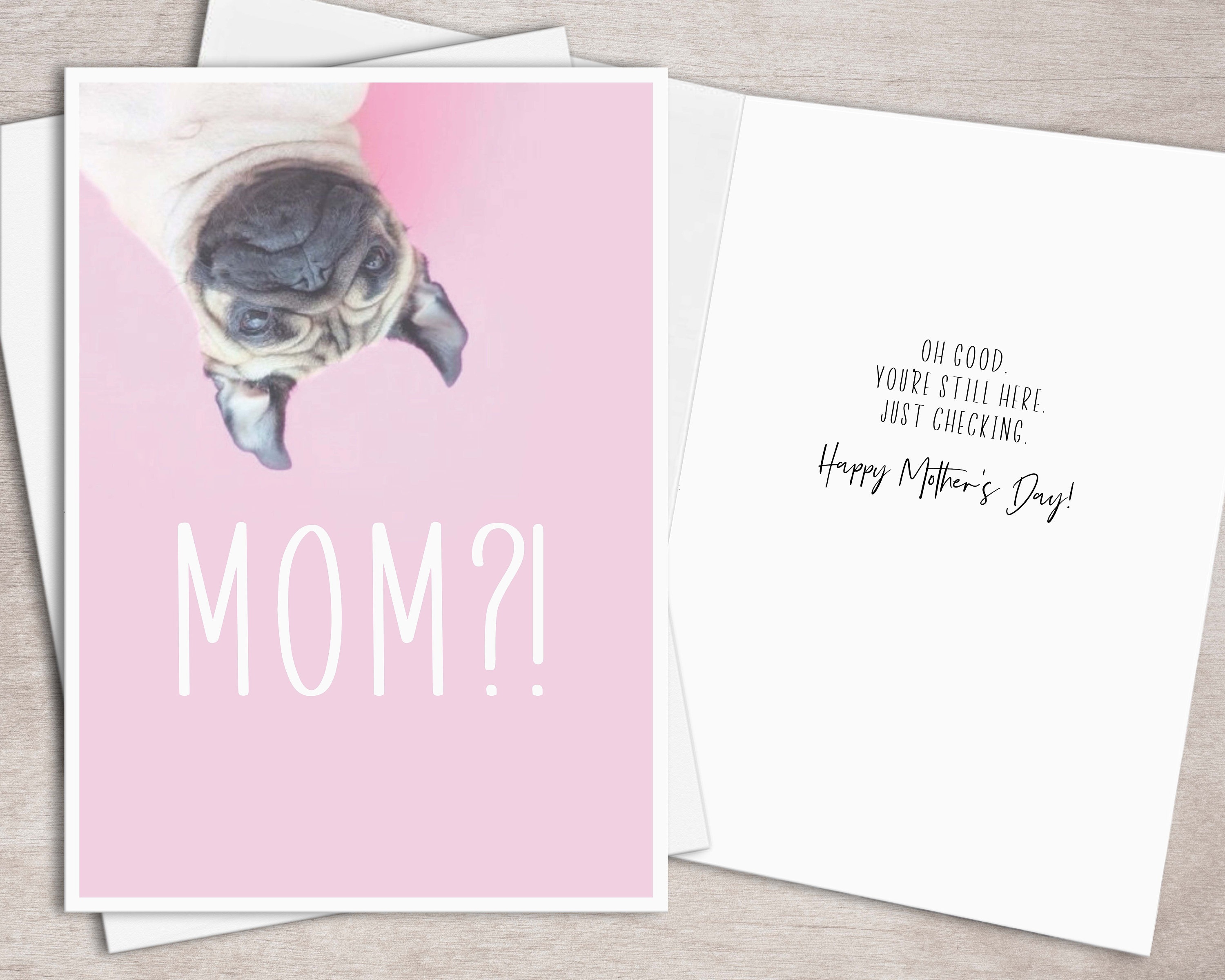 Printable Mothers Day Card For Dog Mom Instant Download // | Etsy - Free Printable Mothers Day Card From Dog