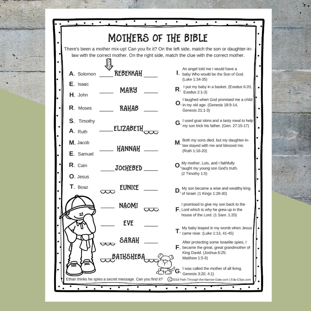 Printable Genesis Bible Study Printable Word Searches