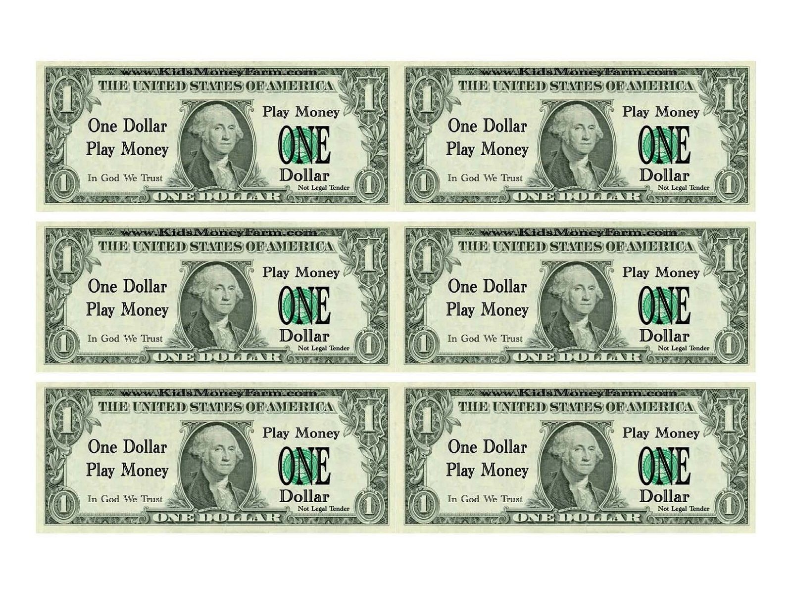 Dollar Bill Template Free. Royalty Free Stock Photos Image 1247348