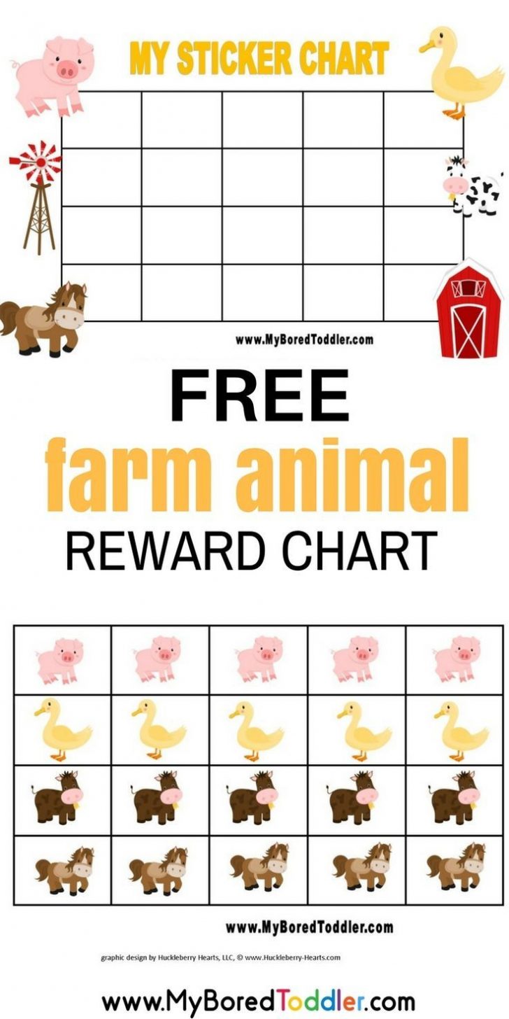 Free Printable Reward Charts For 2 Year Olds