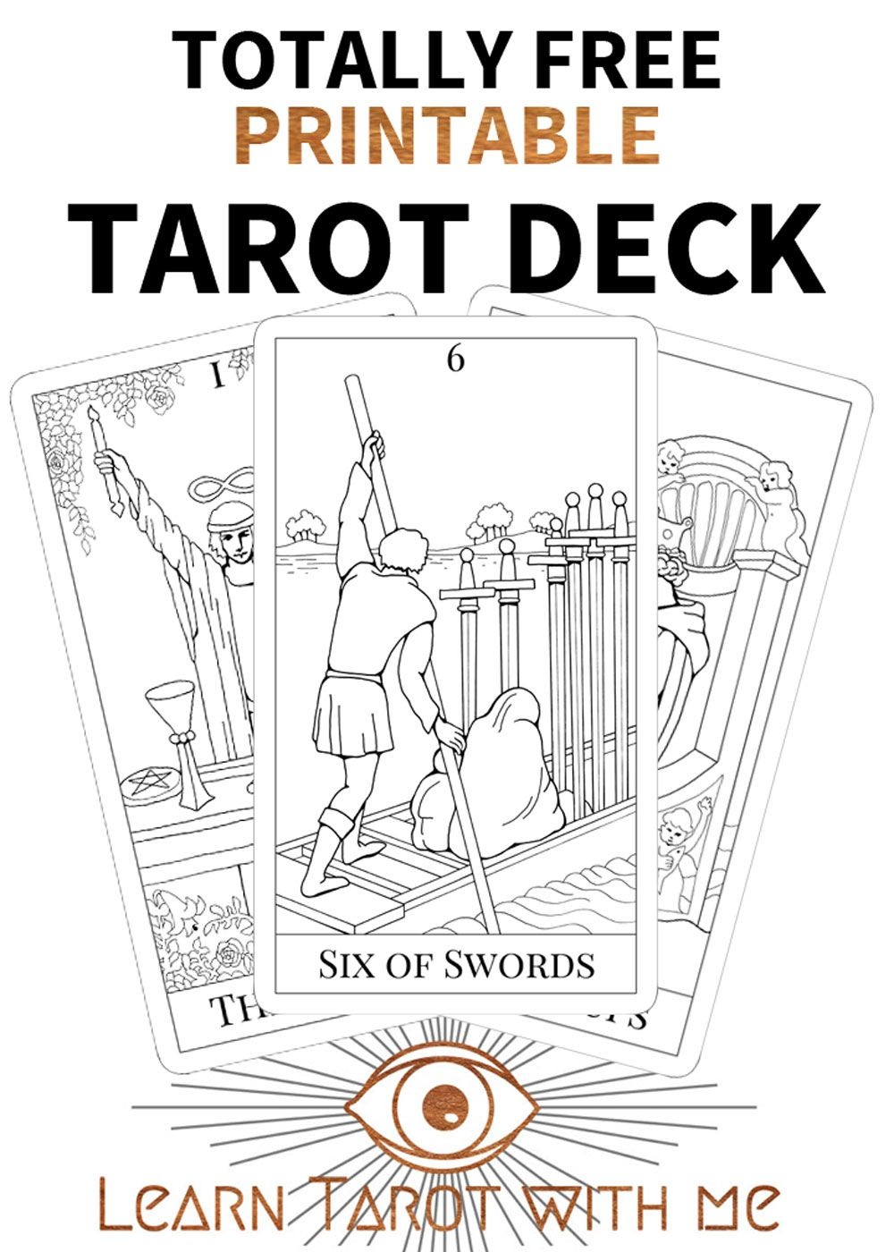 Printable Tarot Deck From | Learning Tarot | Free Tarot Cards, Tarot - Free Printable Tarot Cards