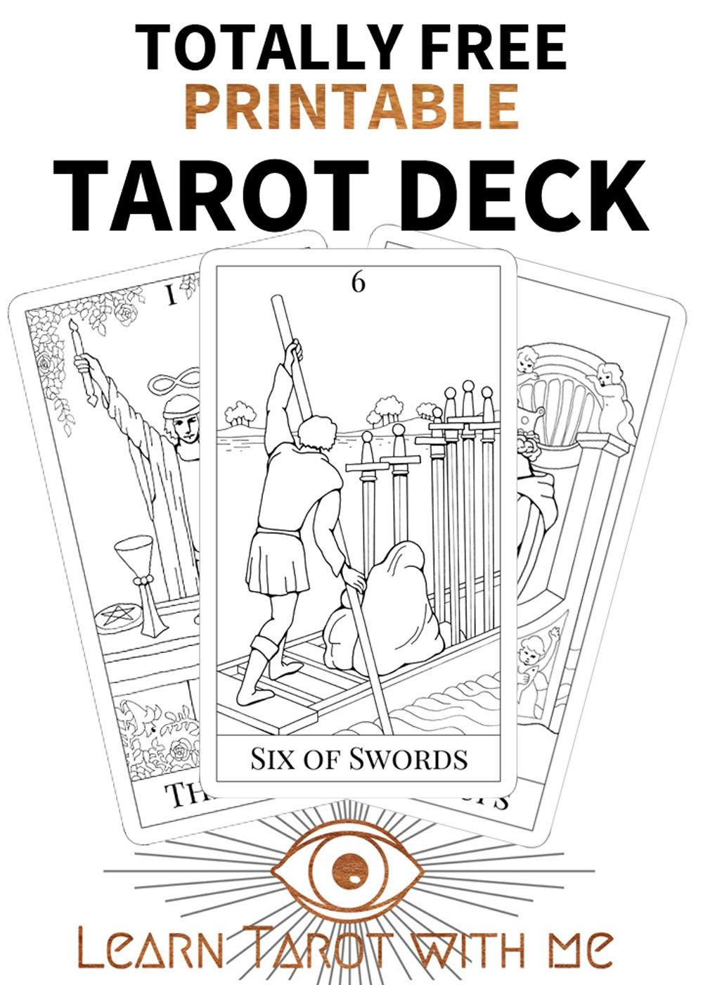 Printable Tarot Deck From Learning Tarot Free Tarot Cards Tarot Free Printable Tarot Cards 