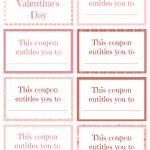 Printable Valentine Coupon Book Blank | Printables | Valentines For   Free Printable Coupons For Husband