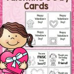 Printable Valentine's Day Cards | Best Of Mama's Learning Corner   Free Printable Childrens Valentines Day Cards