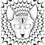Psychedelic   Coloring Pages For Adults   Free Printable Trippy Coloring Pages
