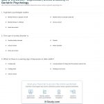 Quiz & Worksheet   Depression, Stress & Anxiety In Geriatric   Free Printable Worksheets On Depression