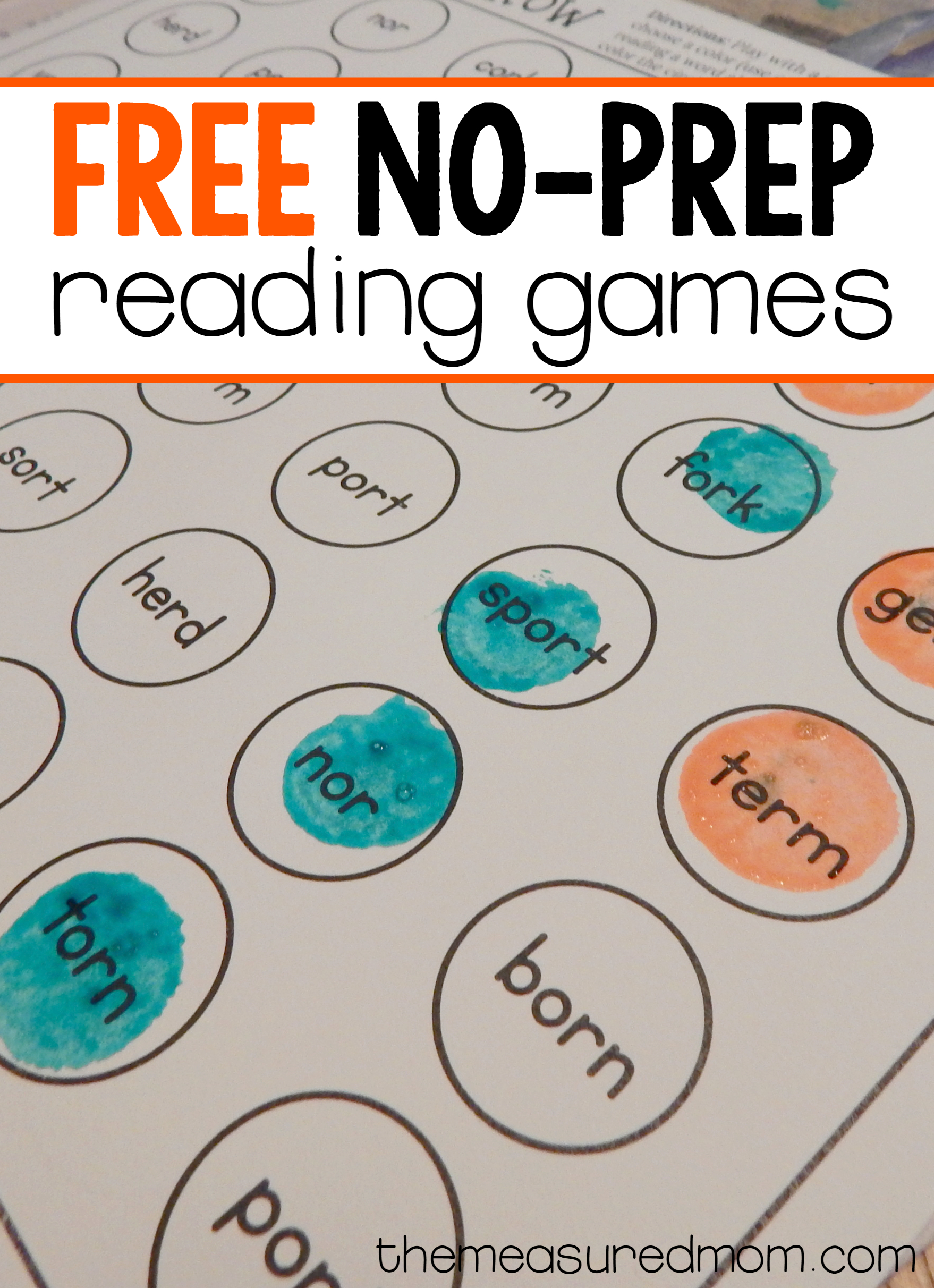 Reading Games Archives - The Measured Mom - Free Printable Reading Games For 2Nd Graders