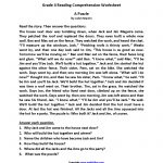 Reading Worksheets | Fourth Grade Reading Worksheets   Free Printable 4Th Grade Reading Worksheets