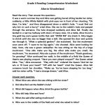 Reading Worksheets | Fourth Grade Reading Worksheets   Free Printable Short Stories For 4Th Graders