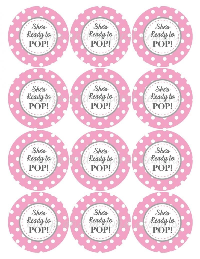 Ready To Pop Printable Labels Free | Baby Shower Ideas | Baby Shower - Free Printable Ready To Pop Labels