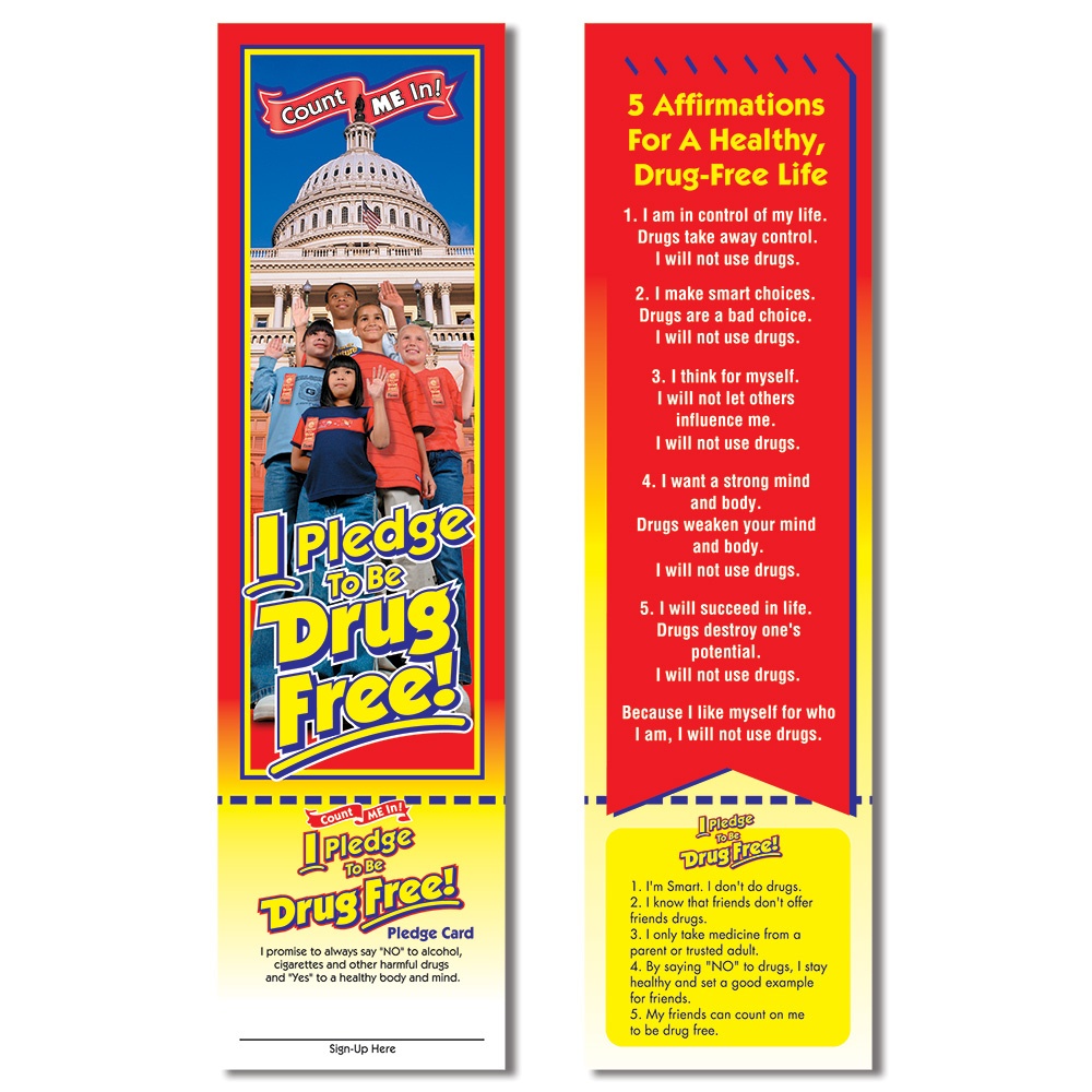 Free Printable Drug Free Pledge Cards Free Printable