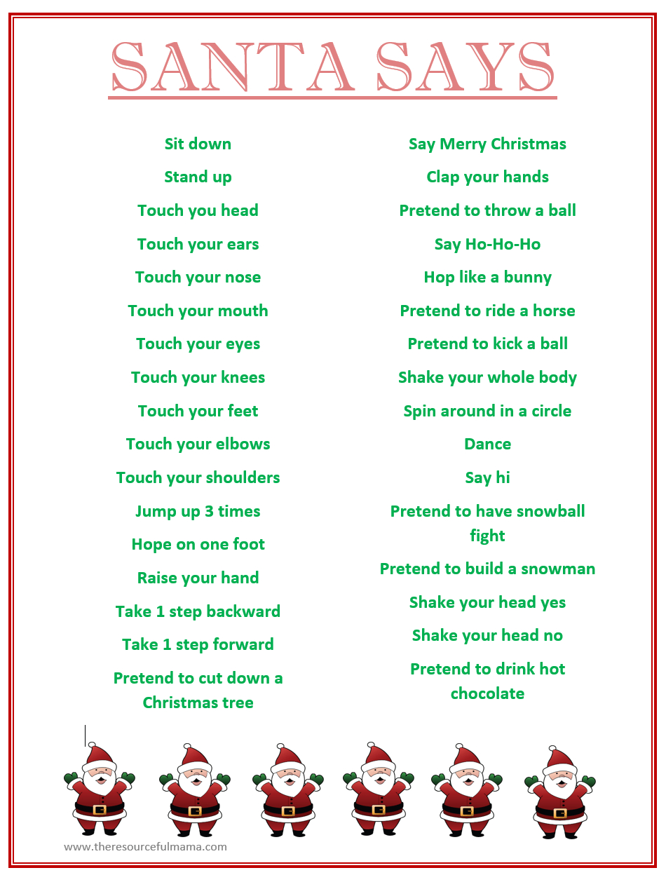  Free Printable Christmas Games For Preschoolers Free Printable