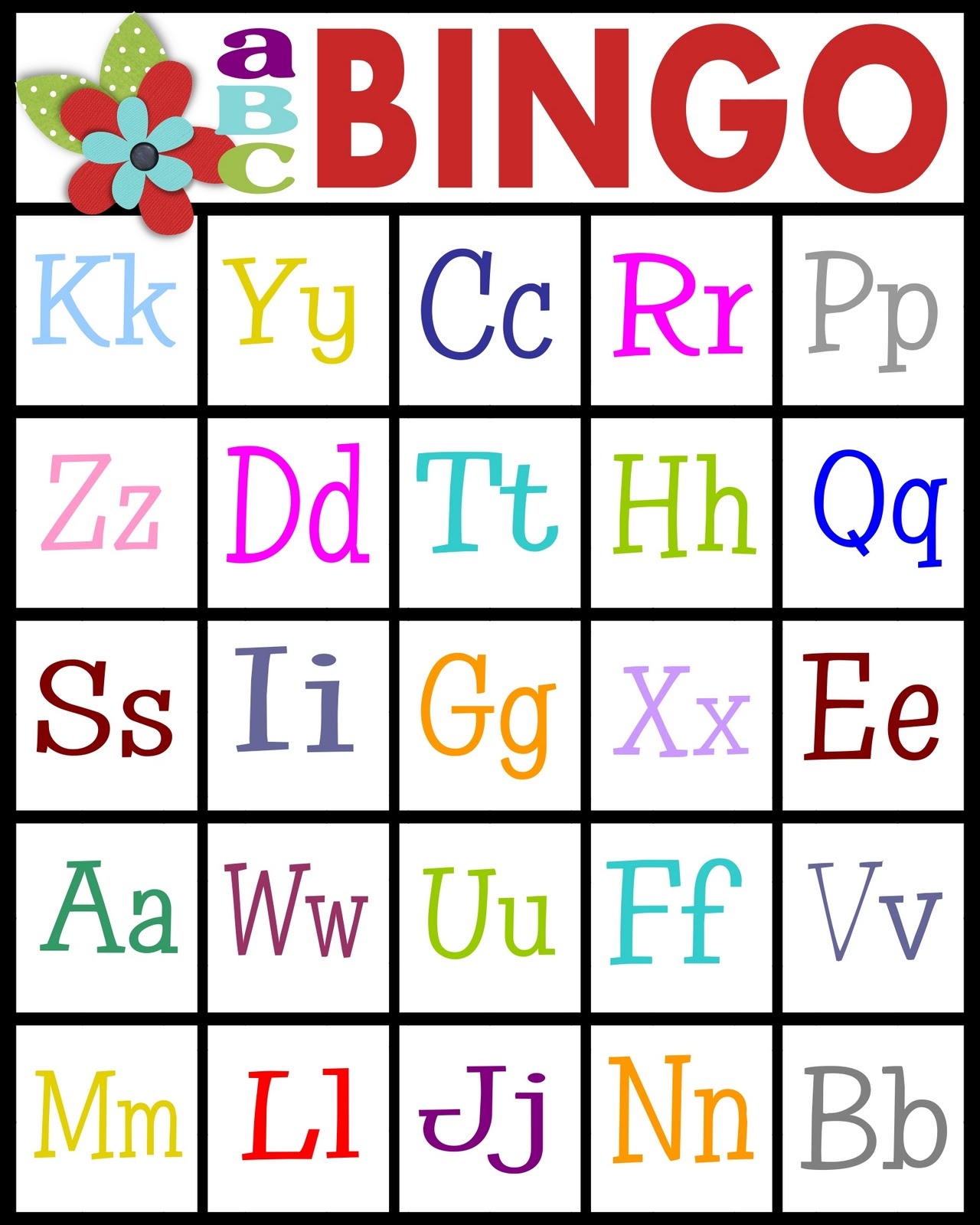 Free Printable Alphabet Bingo Cards Free Printable