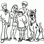 Scooby Doo Gang Coloring Page   Coloring Home   Free Printable Coloring Pages Scooby Doo