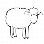 Sheep Outline | Free Download Best Sheep Outline On Clipartmag   Free Printable Pictures Of Sheep