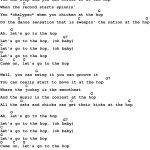Song Lyrics With Guitar Chords For At The Hop | Music In 2019   Free Printable Song Lyrics With Guitar Chords