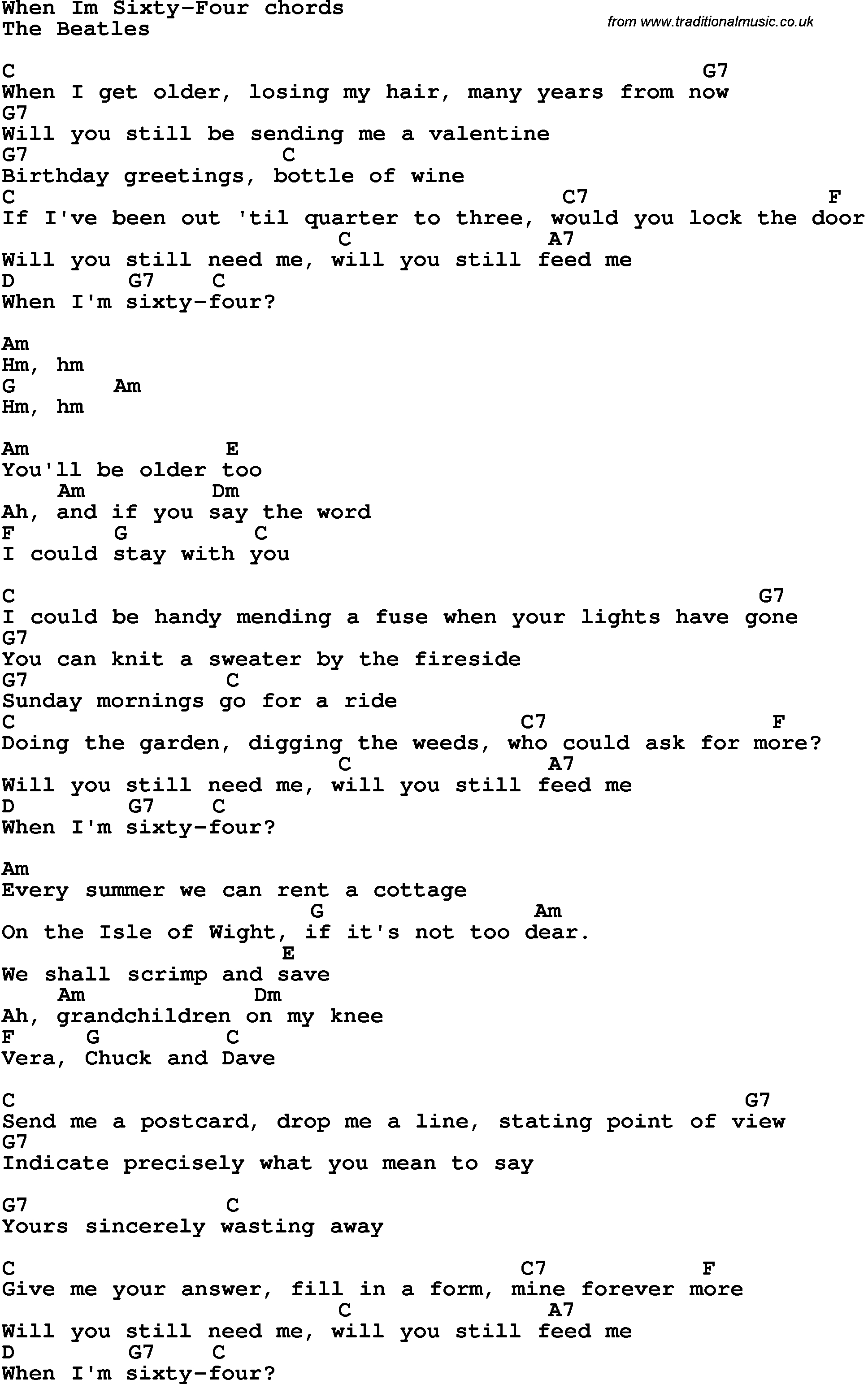 wayside back in time lyrics chords