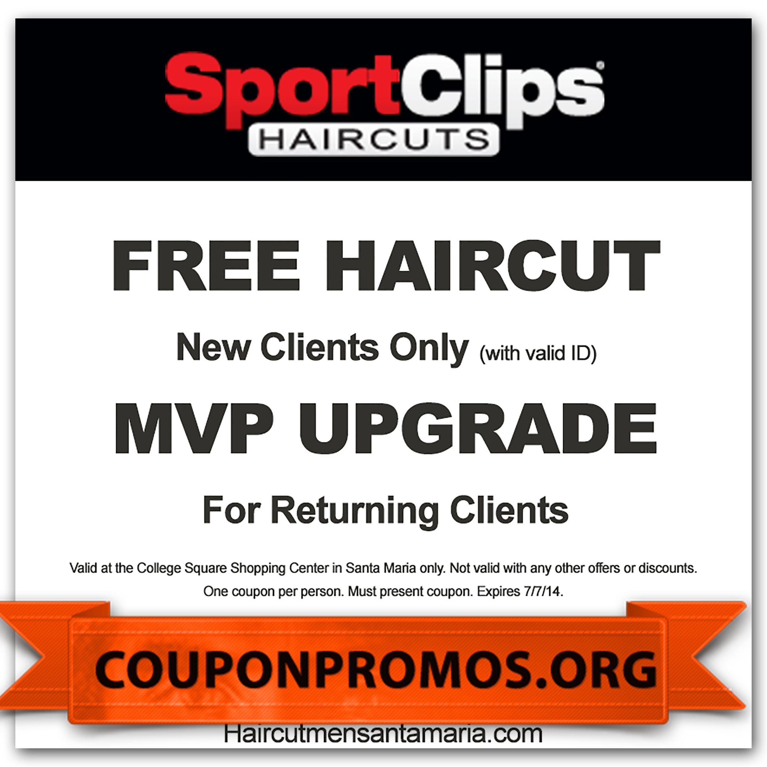 Sports Clips Free Haircut Printable Coupon Free Printable
