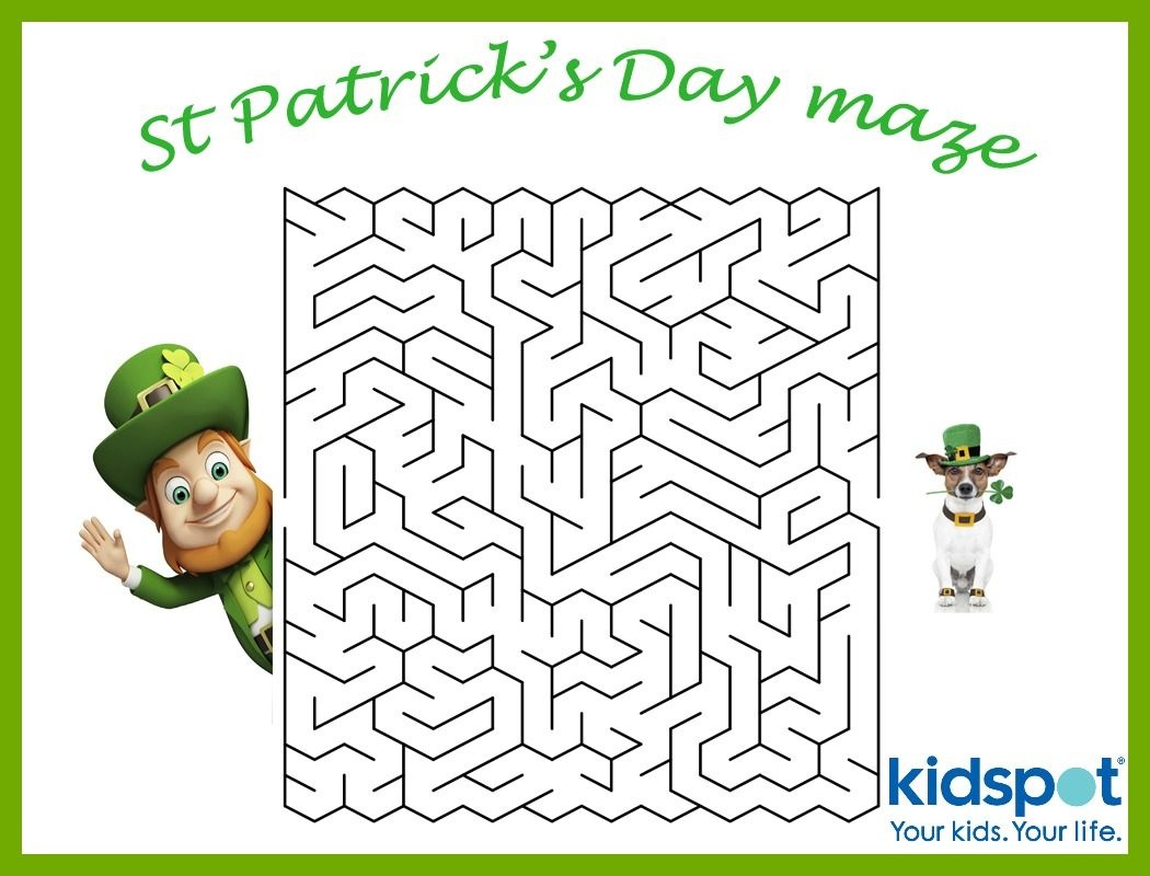 St Patrick's Day - Mazes - Free Printable | St. Patrick's Day - Free Printable St Patrick's Day Mazes